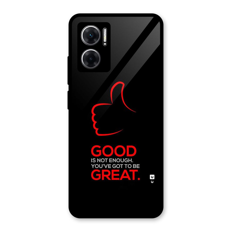 Good Great Glass Back Case for Redmi 11 Prime 5G