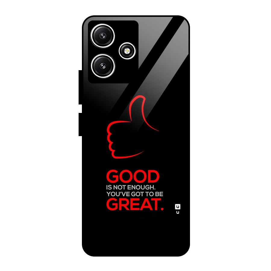 Good Great Glass Back Case for Redmi 12 5G