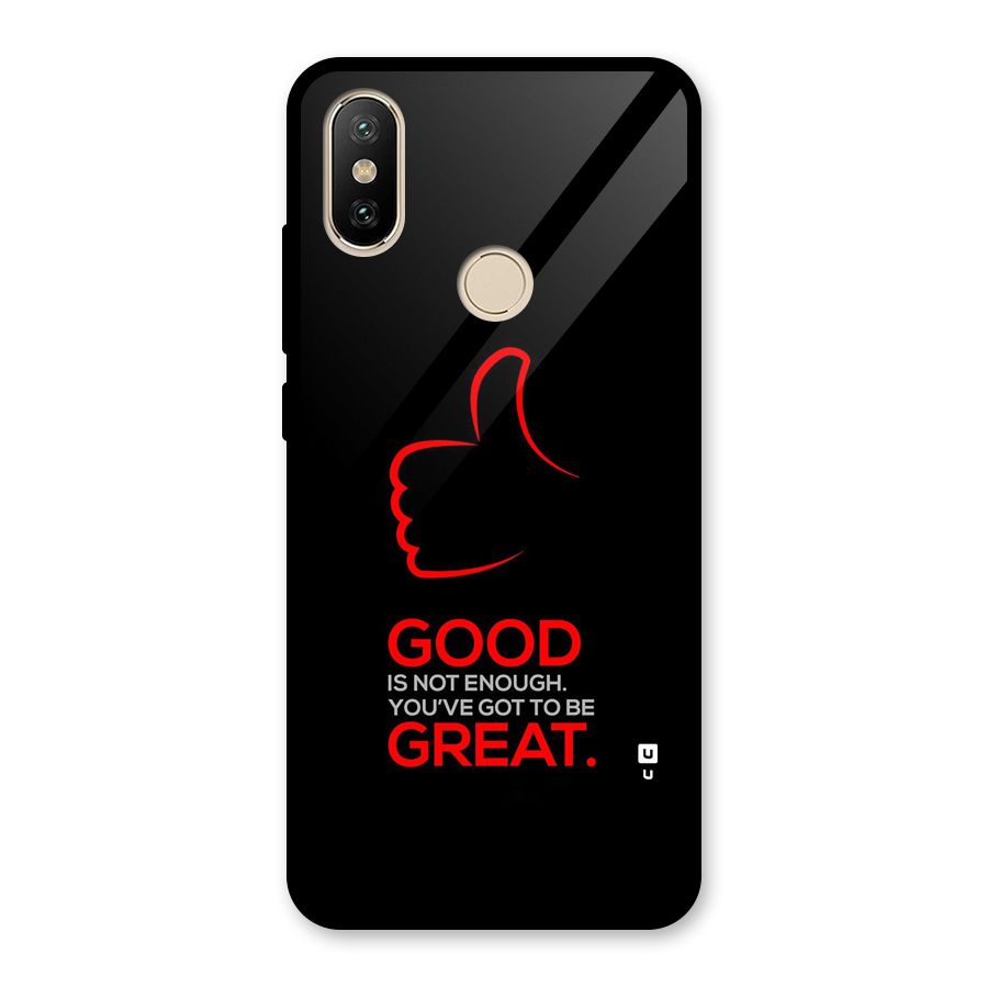 Good Great Glass Back Case for Redmi A2
