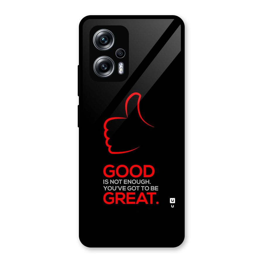 Good Great Glass Back Case for Redmi K50i