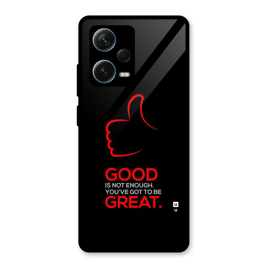 Good Great Glass Back Case for Redmi Note 12 Pro Plus 5G