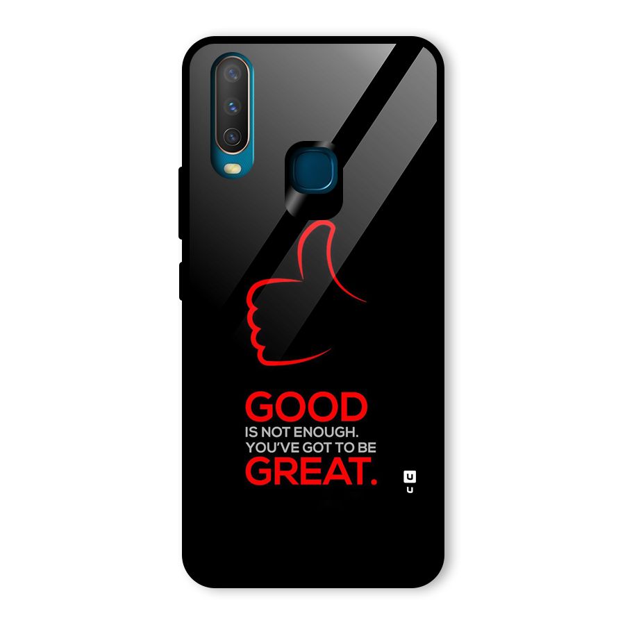Good Great Glass Back Case for Vivo U10