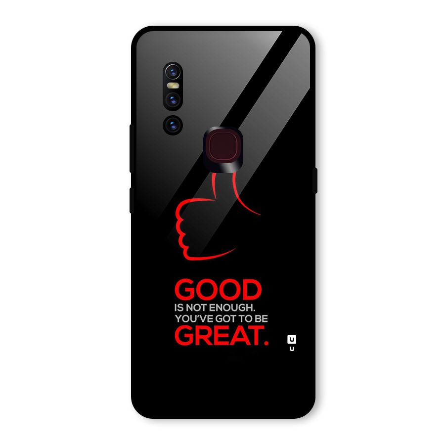 Good Great Glass Back Case for Vivo V15