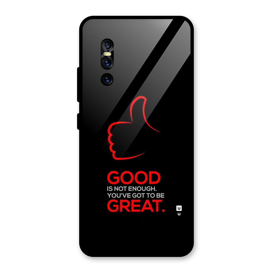 Good Great Glass Back Case for Vivo V15 Pro