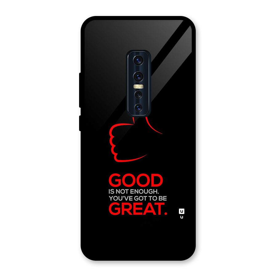 Good Great Glass Back Case for Vivo V17 Pro