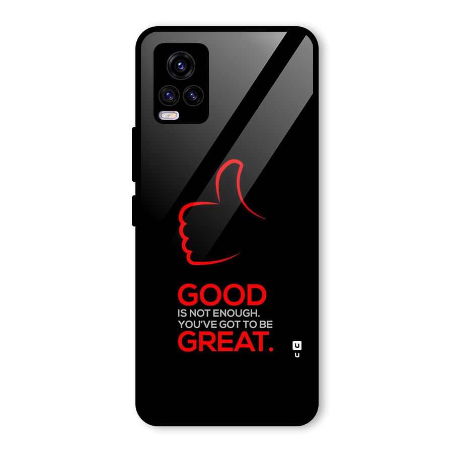 Good Great Glass Back Case for Vivo V20