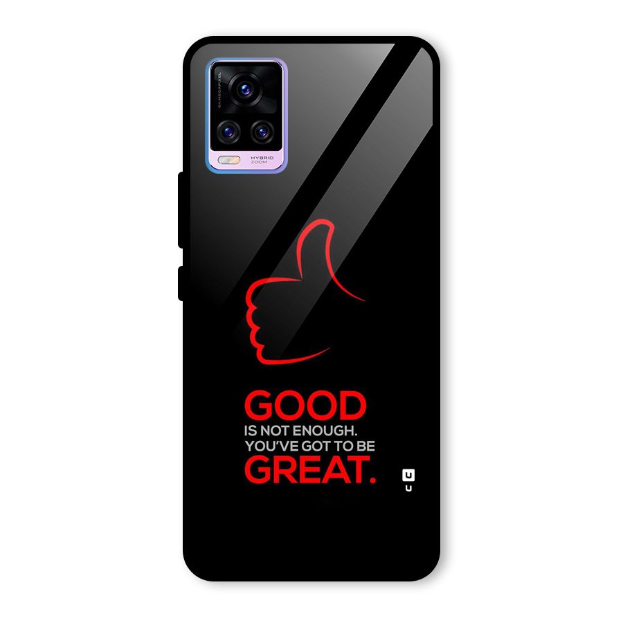 Good Great Glass Back Case for Vivo V20 Pro