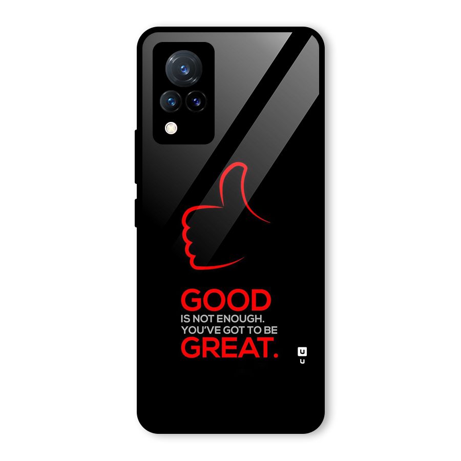 Good Great Glass Back Case for Vivo V21 5G