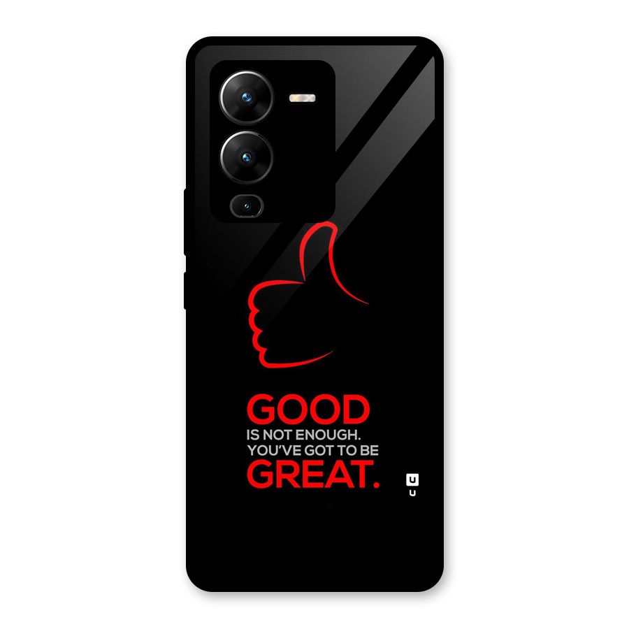 Good Great Glass Back Case for Vivo V25 Pro