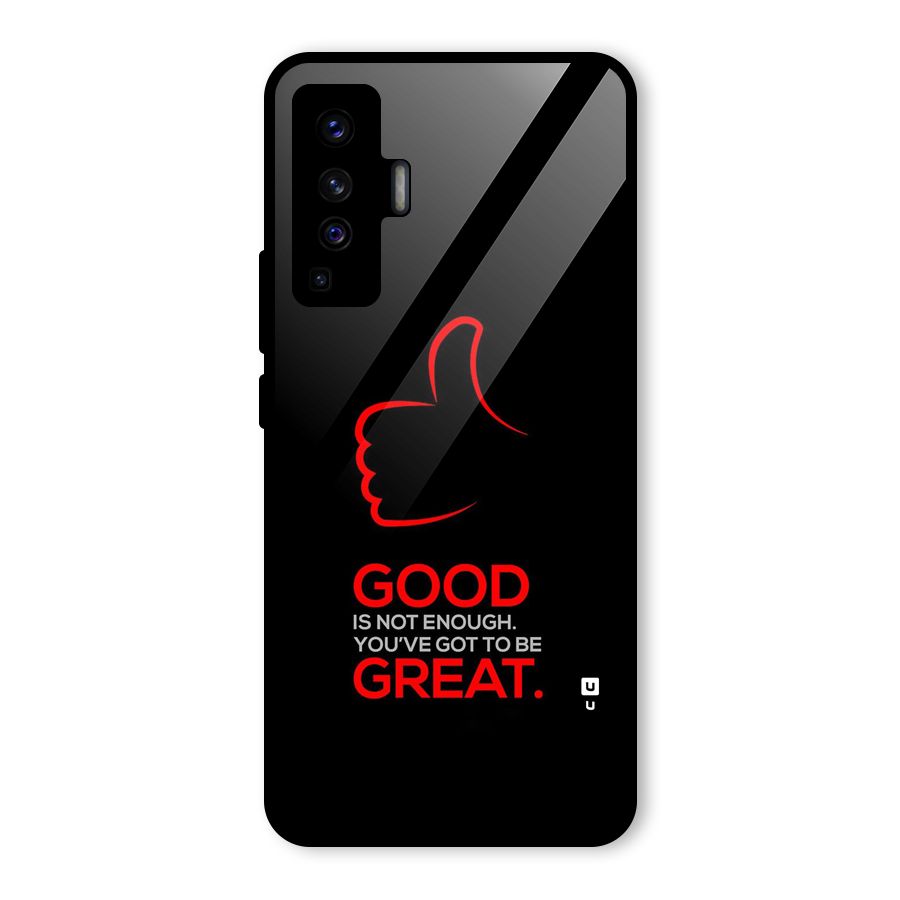 Good Great Glass Back Case for Vivo X50