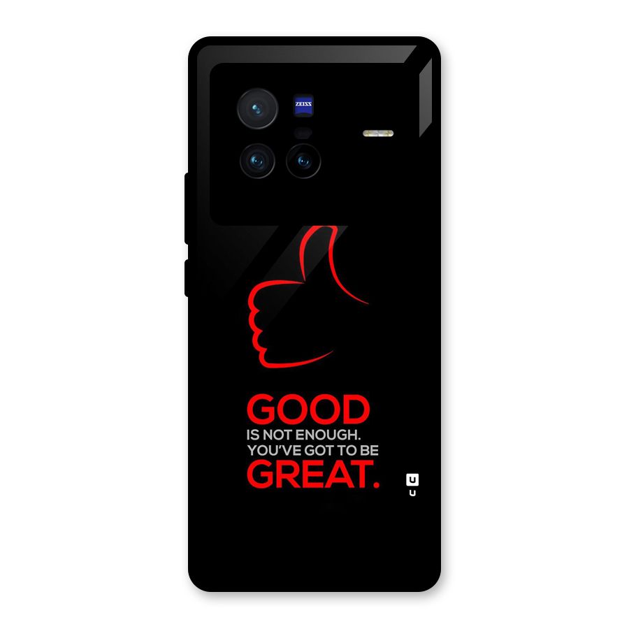 Good Great Glass Back Case for Vivo X80