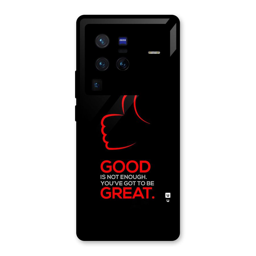 Good Great Glass Back Case for Vivo X80 Pro