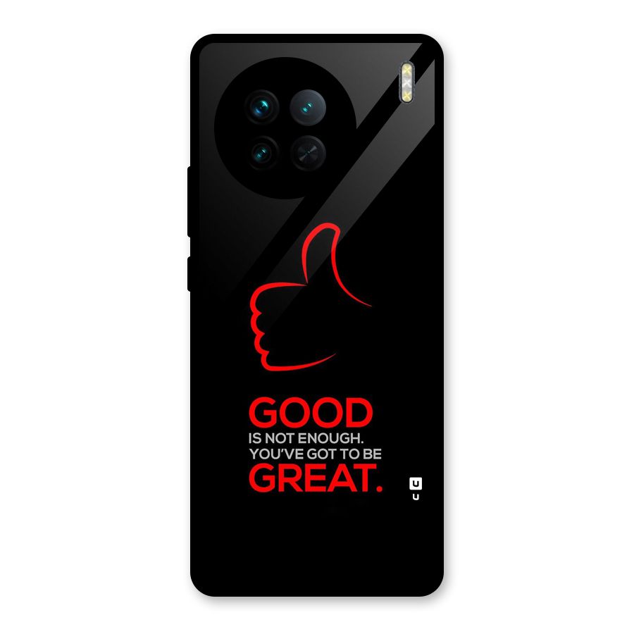 Good Great Glass Back Case for Vivo X90