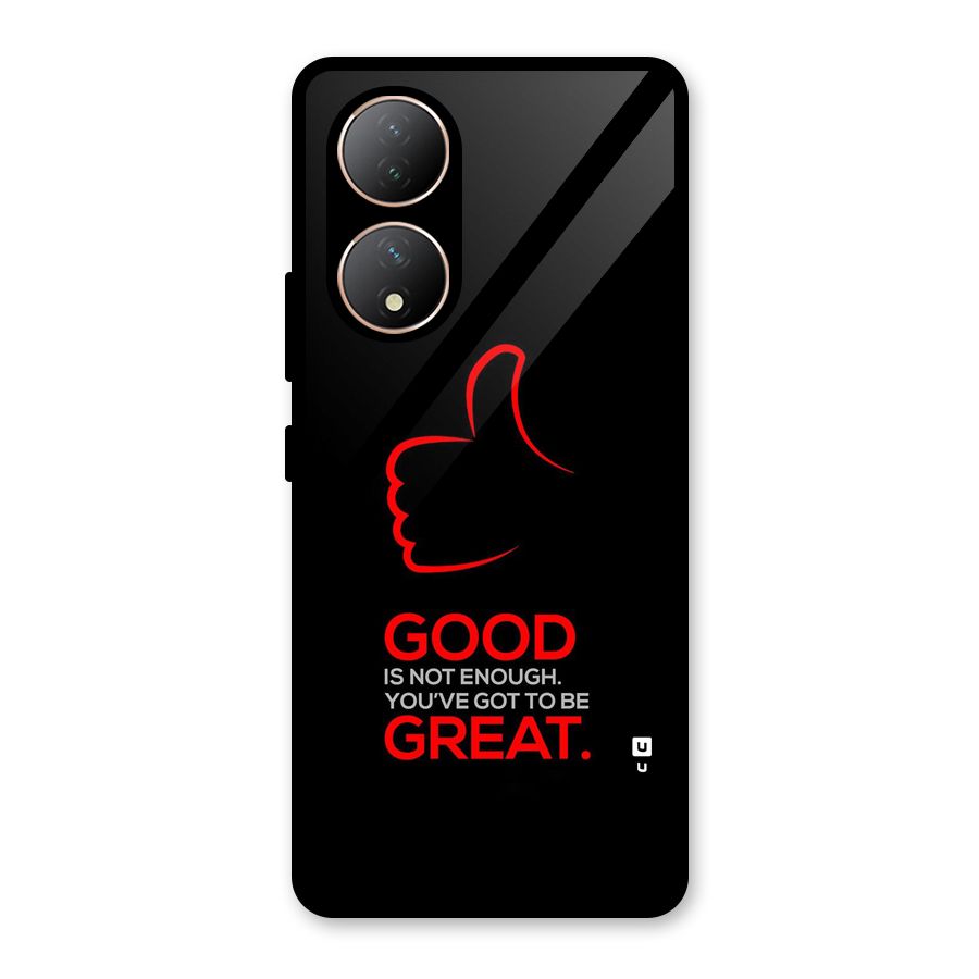 Good Great Glass Back Case for Vivo Y100A