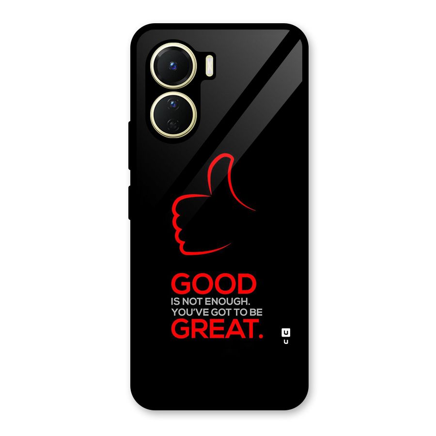 Good Great Glass Back Case for Vivo Y16