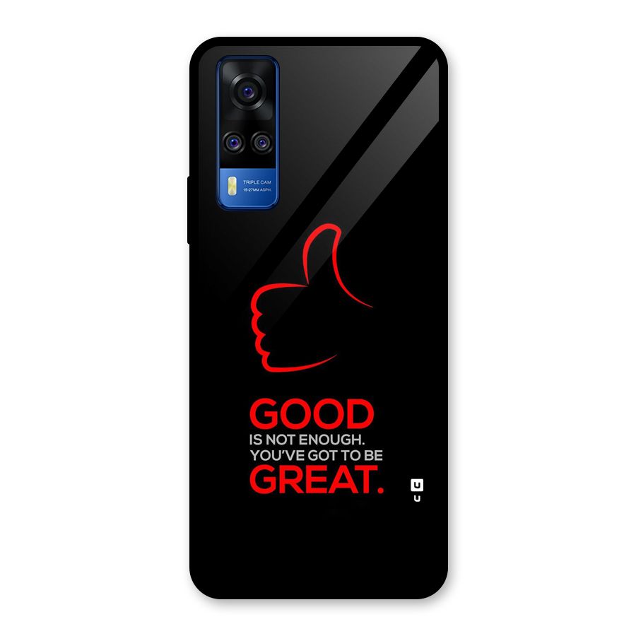 Good Great Glass Back Case for Vivo Y31