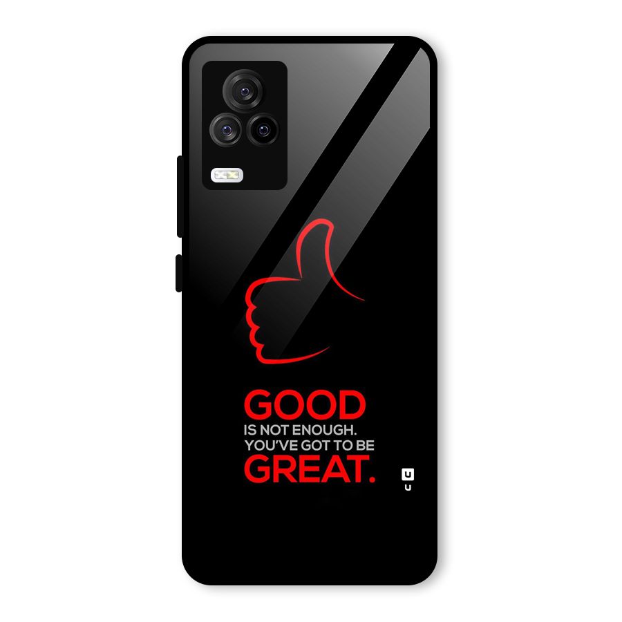 Good Great Glass Back Case for Vivo iQOO 7 Legend 5G