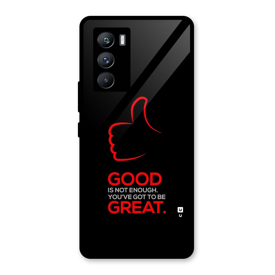 Good Great Glass Back Case for Vivo iQOO 9 SE