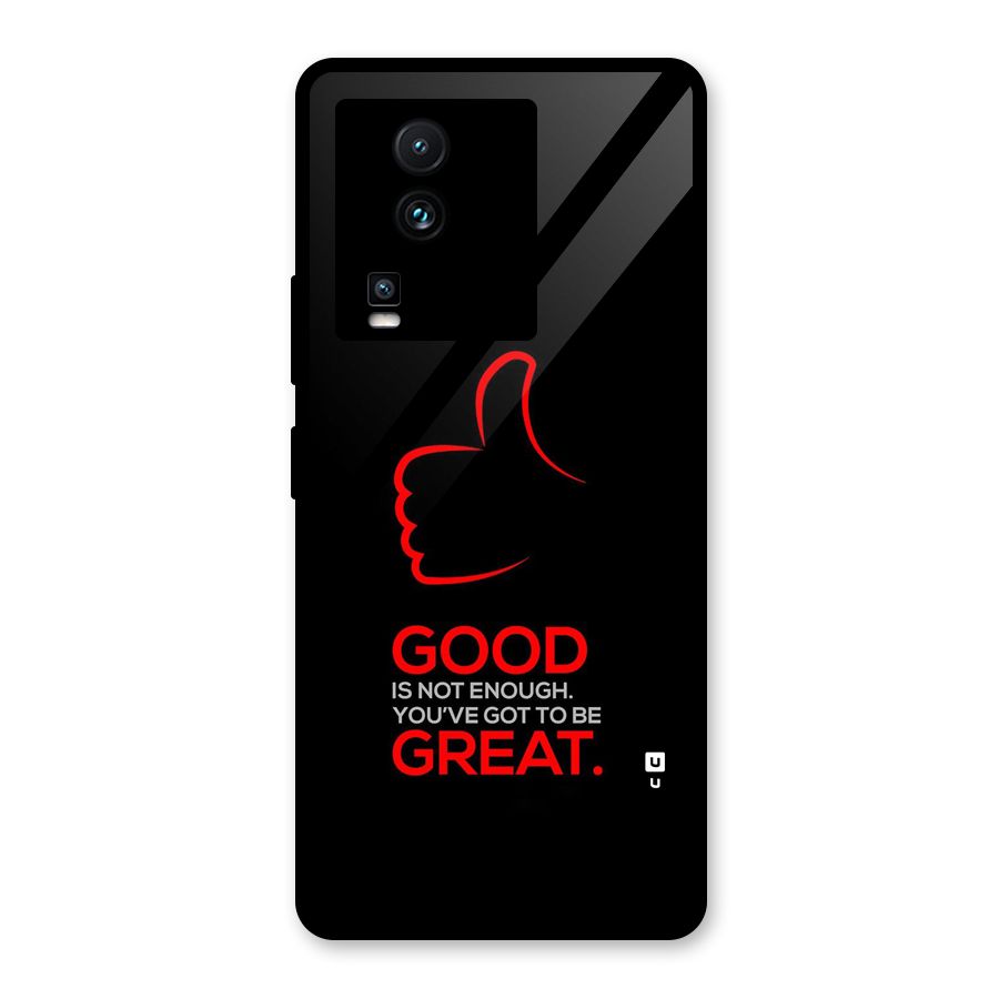 Good Great Glass Back Case for Vivo iQOO Neo 7 Pro