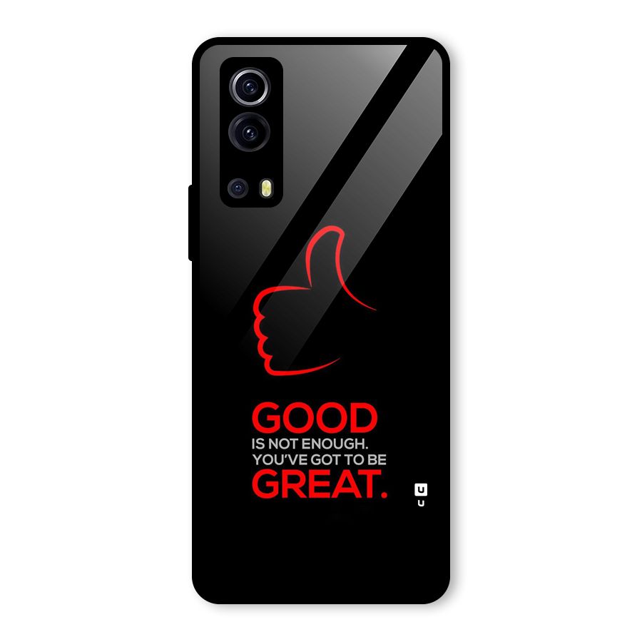 Good Great Glass Back Case for Vivo iQOO Z3