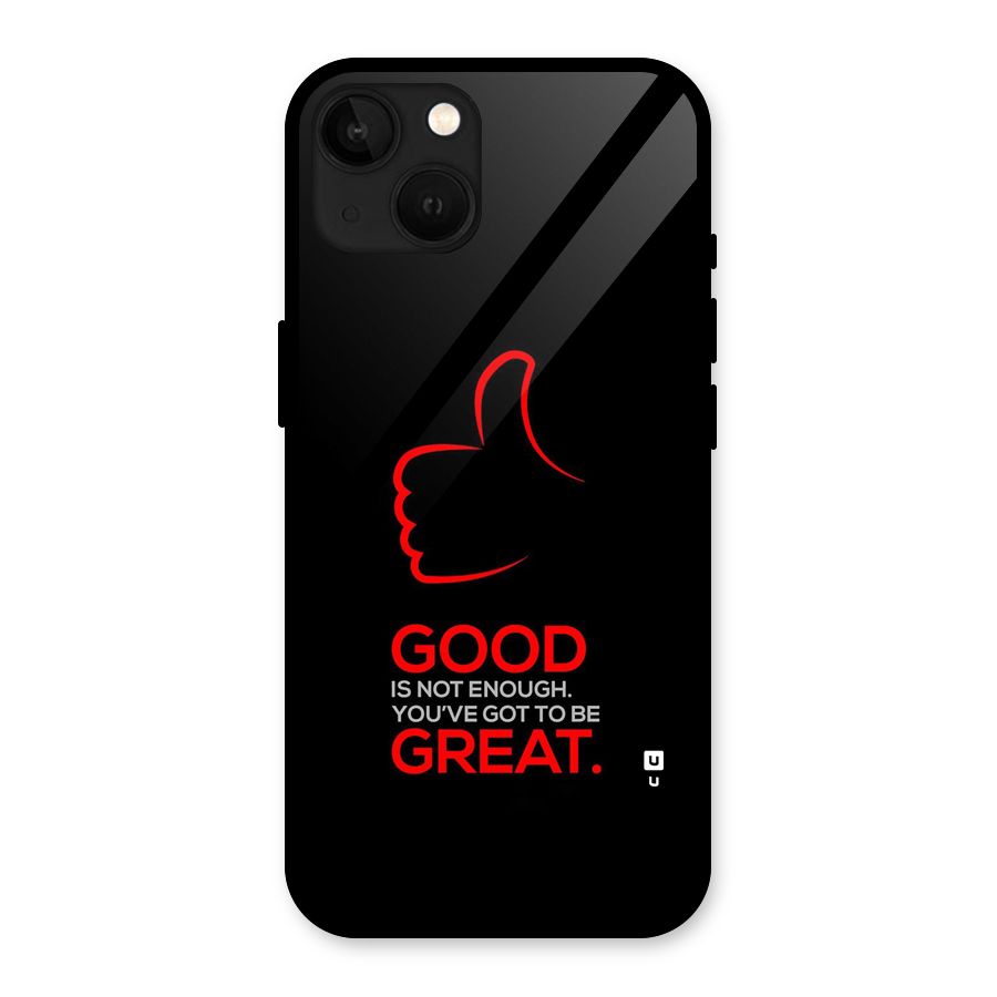 Good Great Glass Back Case for iPhone 13