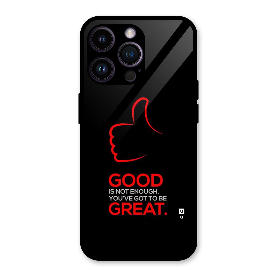 Good Great Glass Back Case for iPhone 14 Pro Max