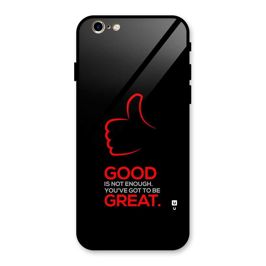 Good Great Glass Back Case for iPhone 6 6S