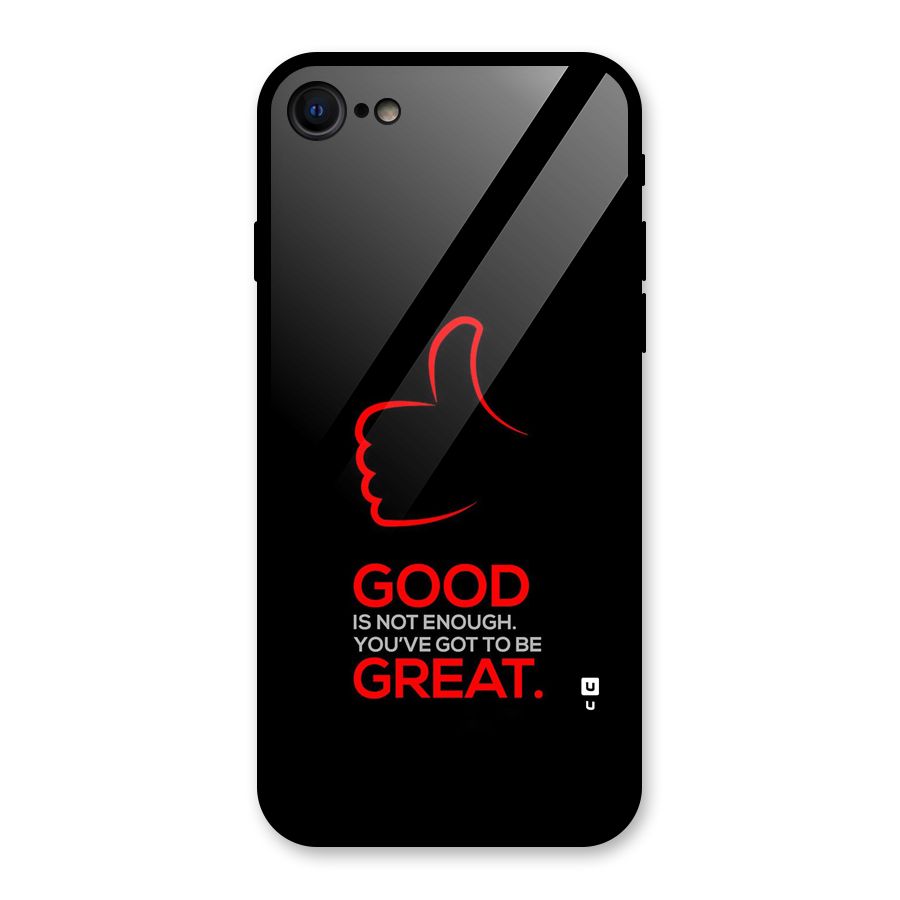 Good Great Glass Back Case for iPhone 7