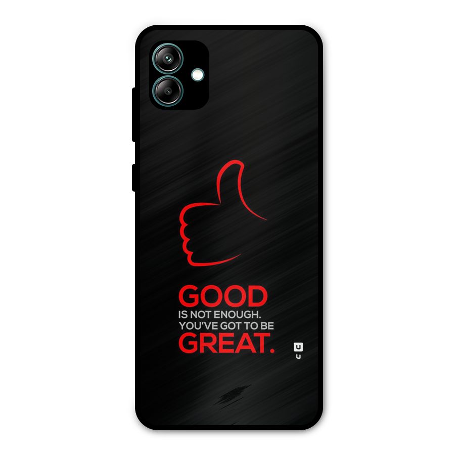 Good Great Metal Back Case for Galaxy A04