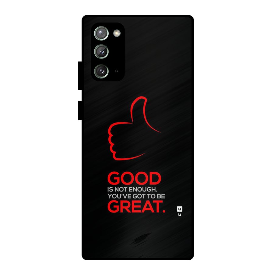 Good Great Metal Back Case for Galaxy Note 20