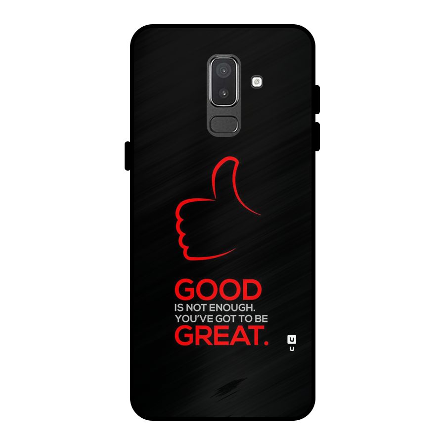 Good Great Metal Back Case for Galaxy On8 (2018)