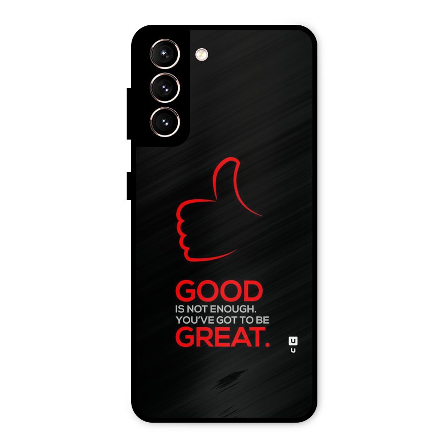 Good Great Metal Back Case for Galaxy S21 5G