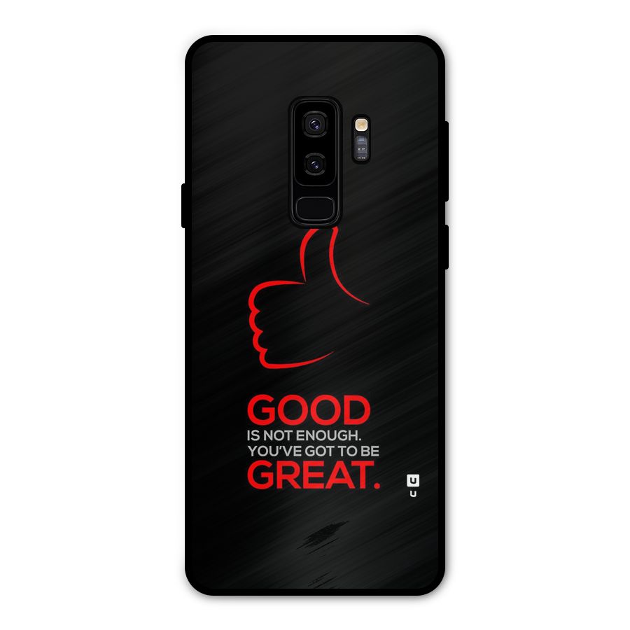 Good Great Metal Back Case for Galaxy S9 Plus