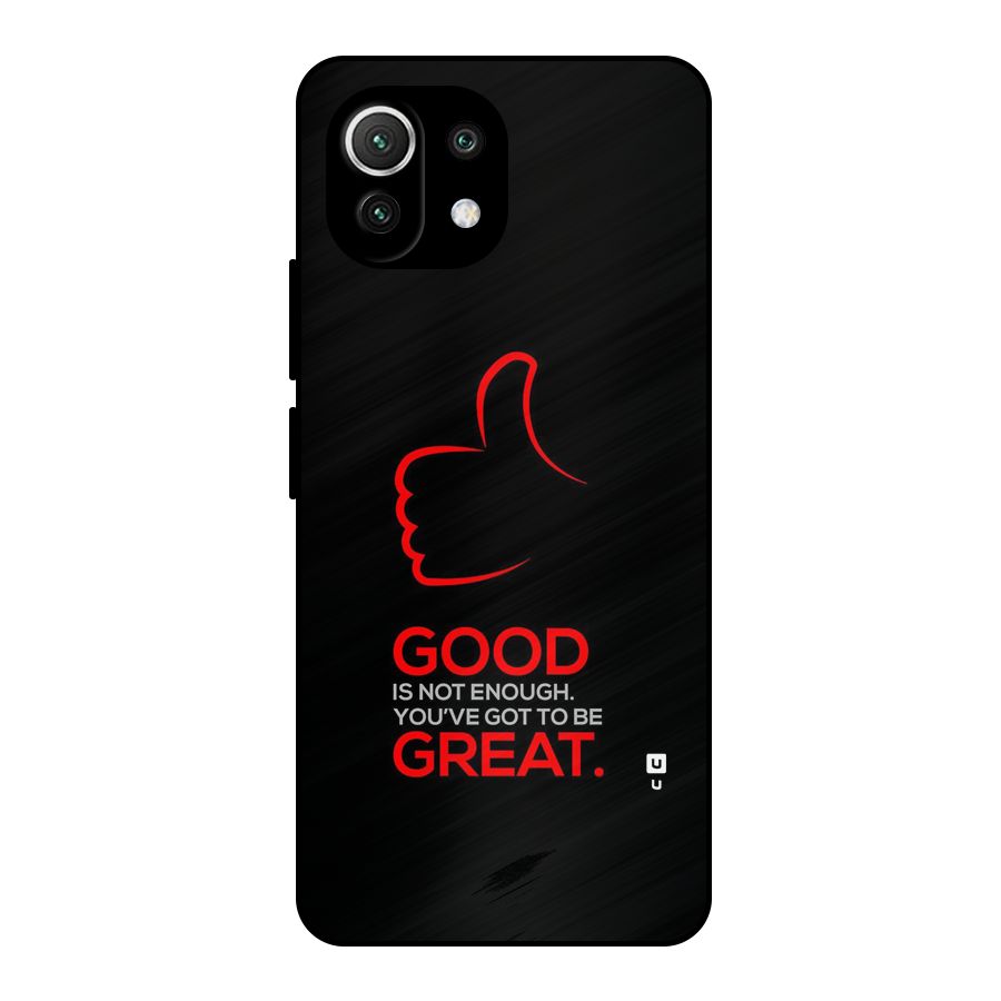 Good Great Metal Back Case for Mi 11 Lite NE 5G