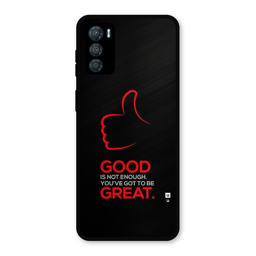 Good Great Metal Back Case for Moto G42
