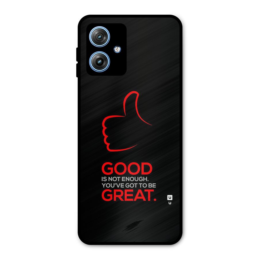 Good Great Metal Back Case for Moto G54