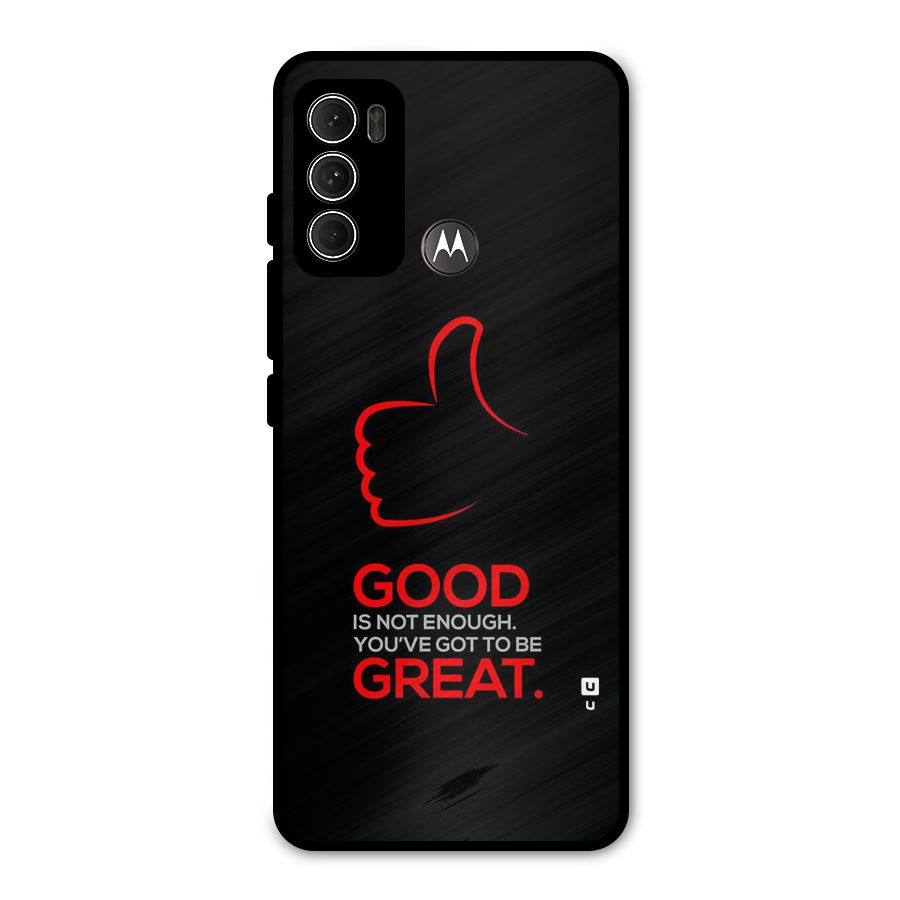 Good Great Metal Back Case for Moto G60