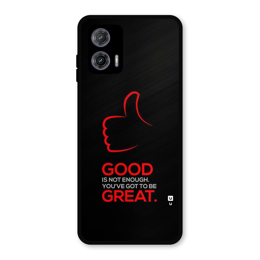 Good Great Metal Back Case for Moto G73