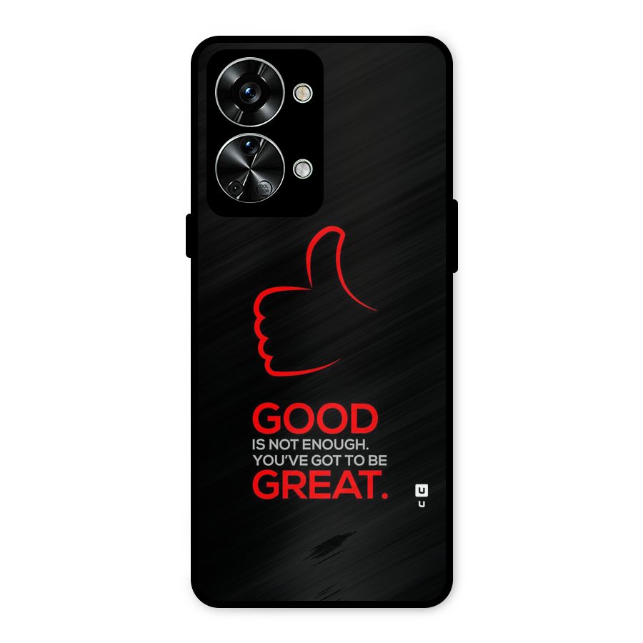 Good Great Metal Back Case for OnePlus Nord 2T