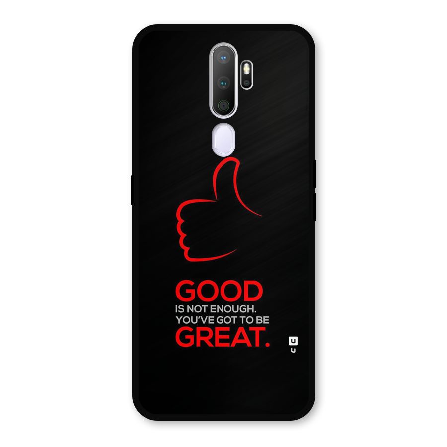 Good Great Metal Back Case for Oppo A5 (2020)