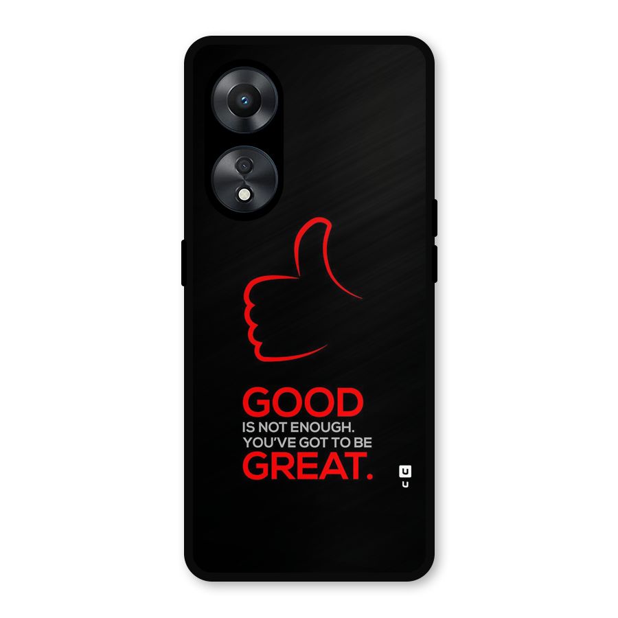 Good Great Metal Back Case for Oppo A78