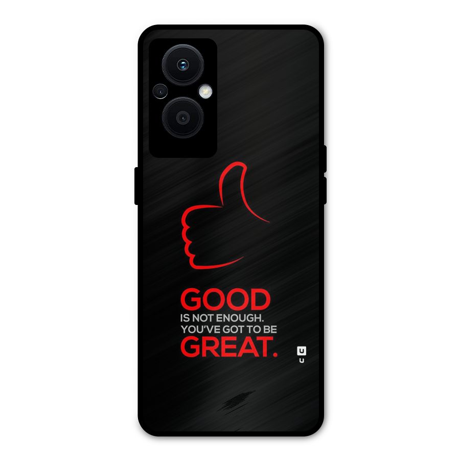 Good Great Metal Back Case for Oppo F21s Pro 5G