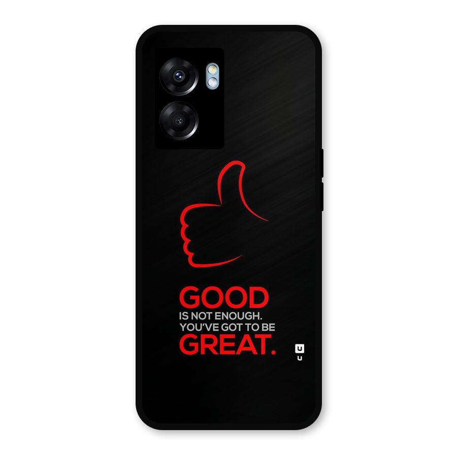 Good Great Metal Back Case for Oppo K10 (5G)
