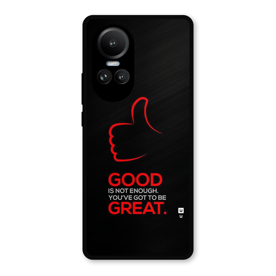 Good Great Metal Back Case for Oppo Reno10