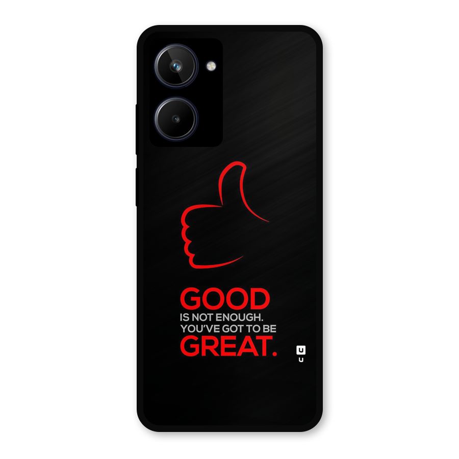 Good Great Metal Back Case for Realme 10