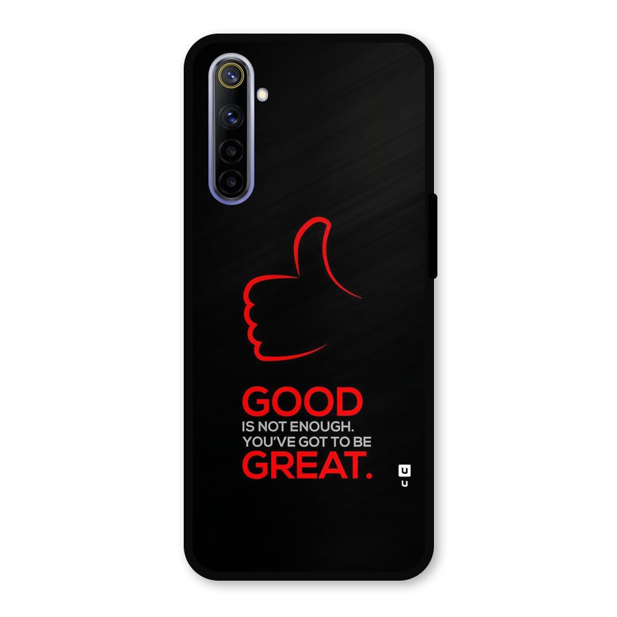 Good Great Metal Back Case for Realme 6i