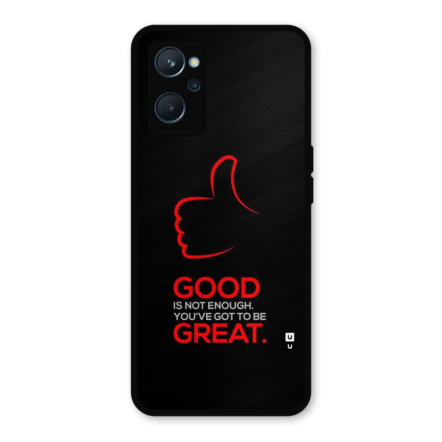 Good Great Metal Back Case for Realme 9i
