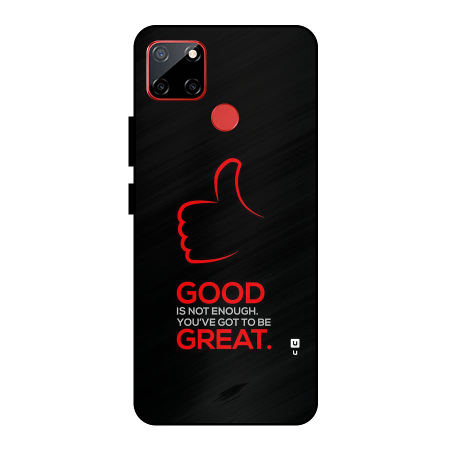 Good Great Metal Back Case for Realme C12