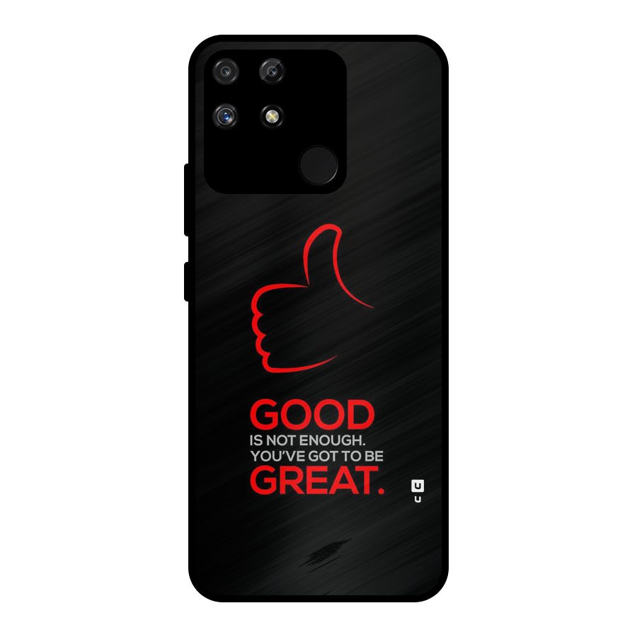 Good Great Metal Back Case for Realme Narzo 50A