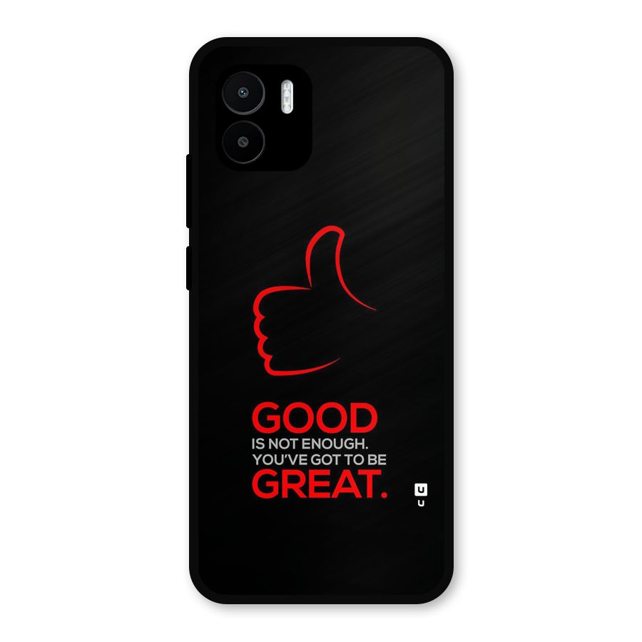 Good Great Metal Back Case for Redmi A1
